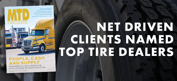 Net Driven Clients Named in Modern Tire Dealer’s Top 25 Independent Commercial Tire Dealers List
